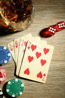 Live football and casino gaming interface